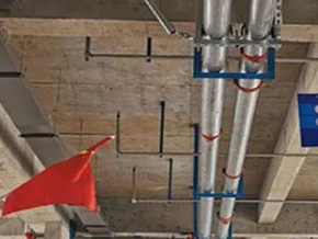 容城管廊支架的安装方法