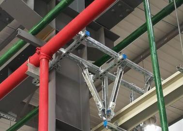 容城该抗震支架的整体式支吊架结构协调性好